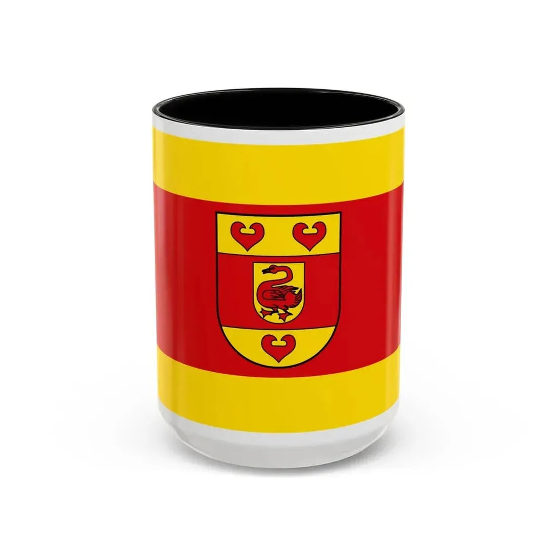 Flag of Steinfurt Germany - Accent Coffee Mug 15oz Black - Go Mug Yourself