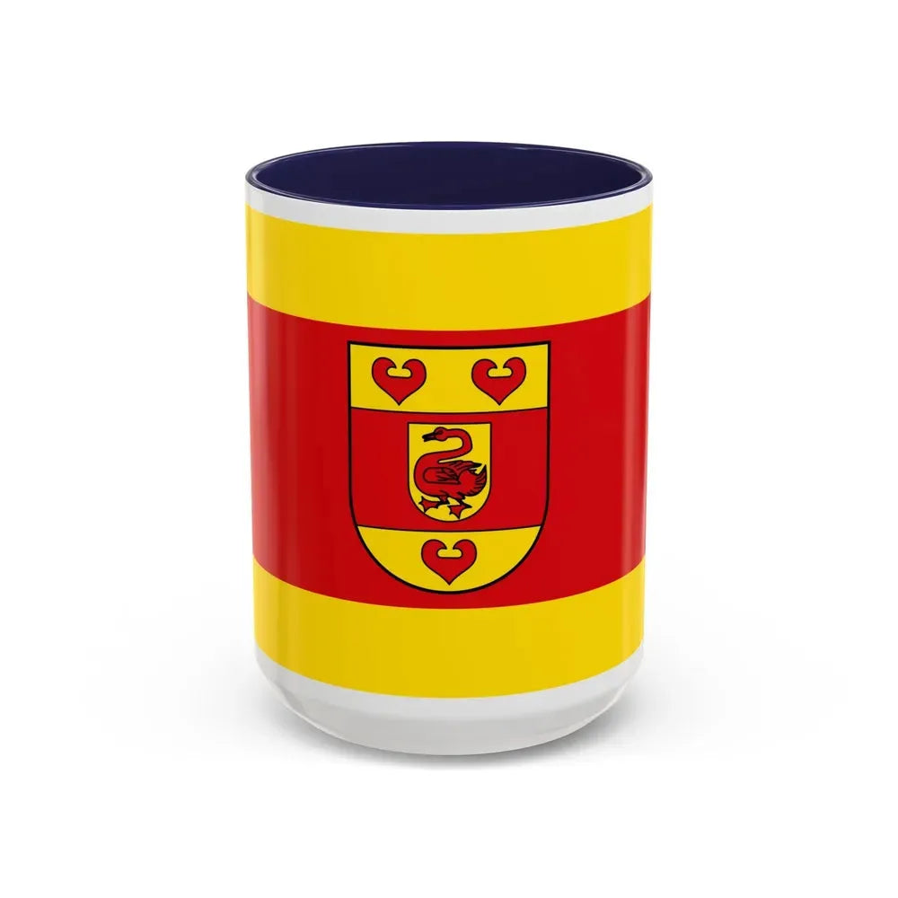 Flag of Steinfurt Germany - Accent Coffee Mug 15oz Navy - Go Mug Yourself