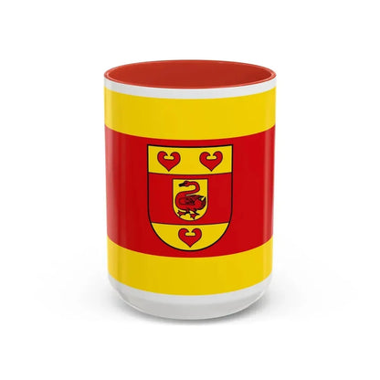 Flag of Steinfurt Germany - Accent Coffee Mug 15oz Red - Go Mug Yourself