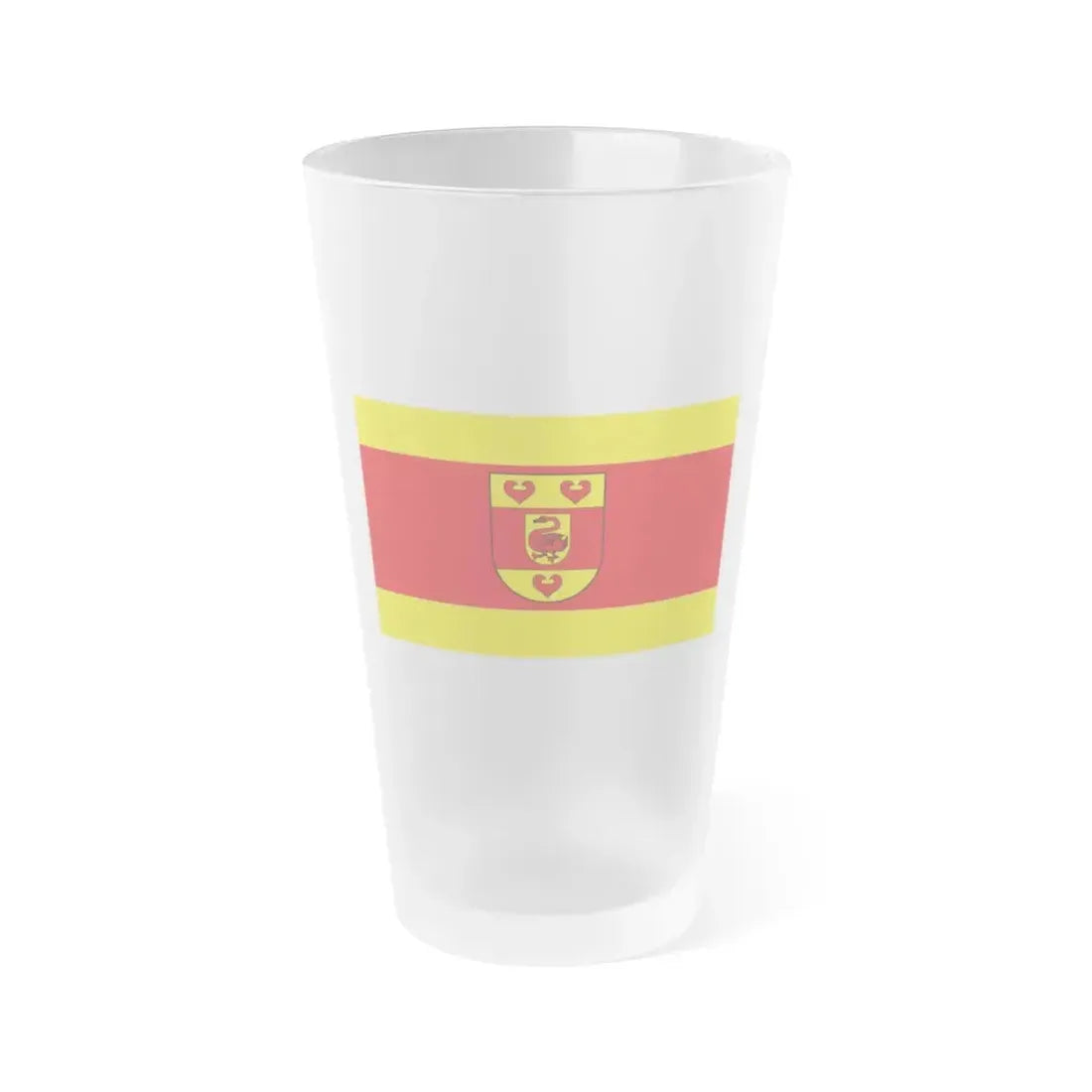 Flag of Steinfurt Germany - Frosted Pint Glass 16oz 16oz Frosted - Go Mug Yourself