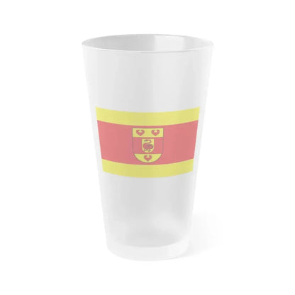 Flag of Steinfurt Germany - Frosted Pint Glass 16oz 16oz Frosted - Go Mug Yourself