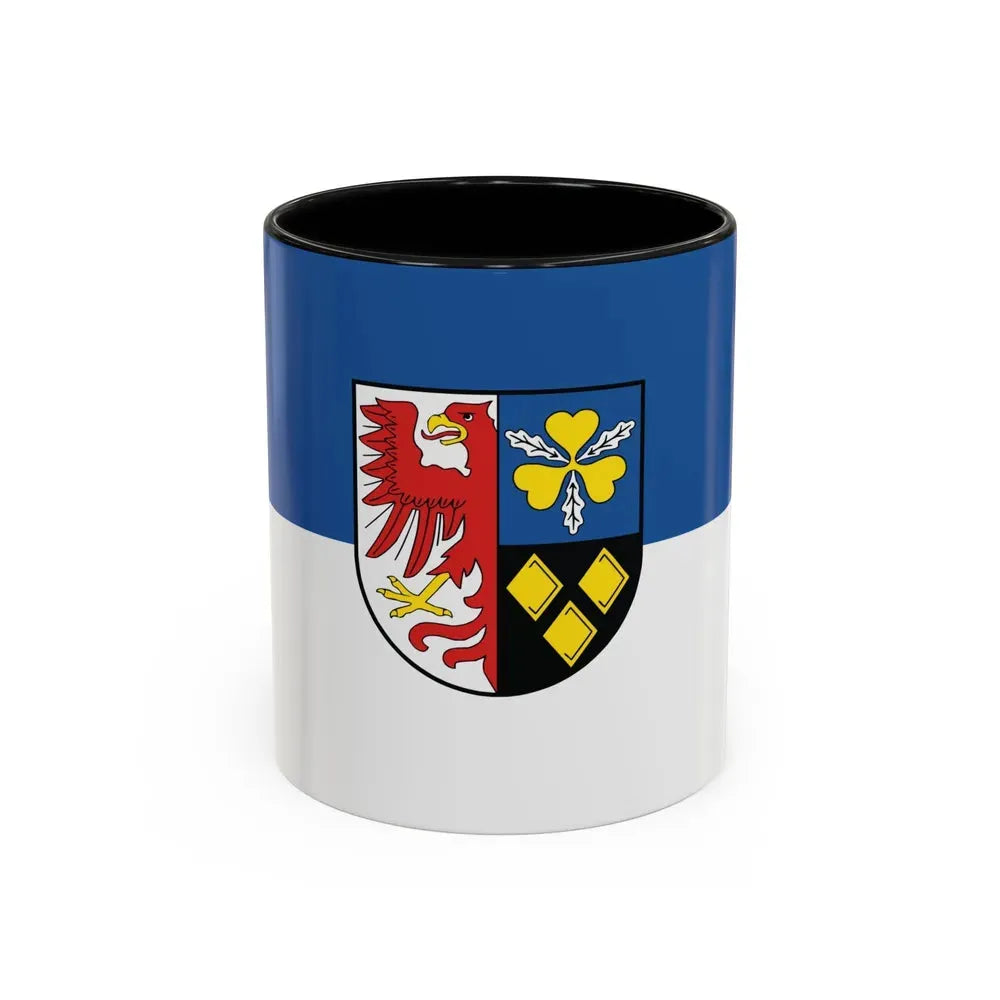Flag of Stendal Germany - Accent Coffee Mug 11oz Black - Go Mug Yourself