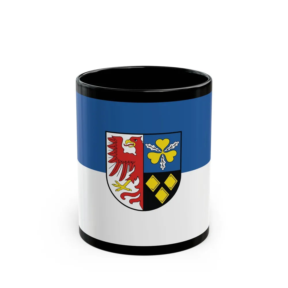 Flag of Stendal Germany - Black Coffee Mug-11oz-Go Mug Yourself