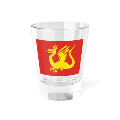 Flag of Stjørdal (Norway) Shot Glass 1.5oz 1.5oz - Go Mug Yourself