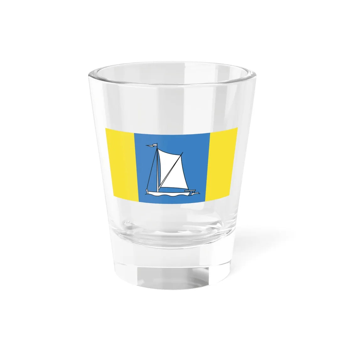 Flag of Stoǔbcy (Belarus) Shot Glass 1.5oz 1.5oz - Go Mug Yourself