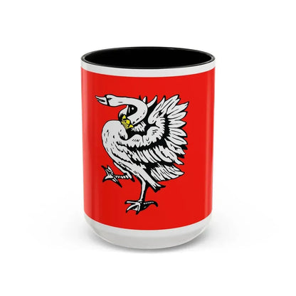 Flag of Stormarn Germany - Accent Coffee Mug 15oz Black - Go Mug Yourself