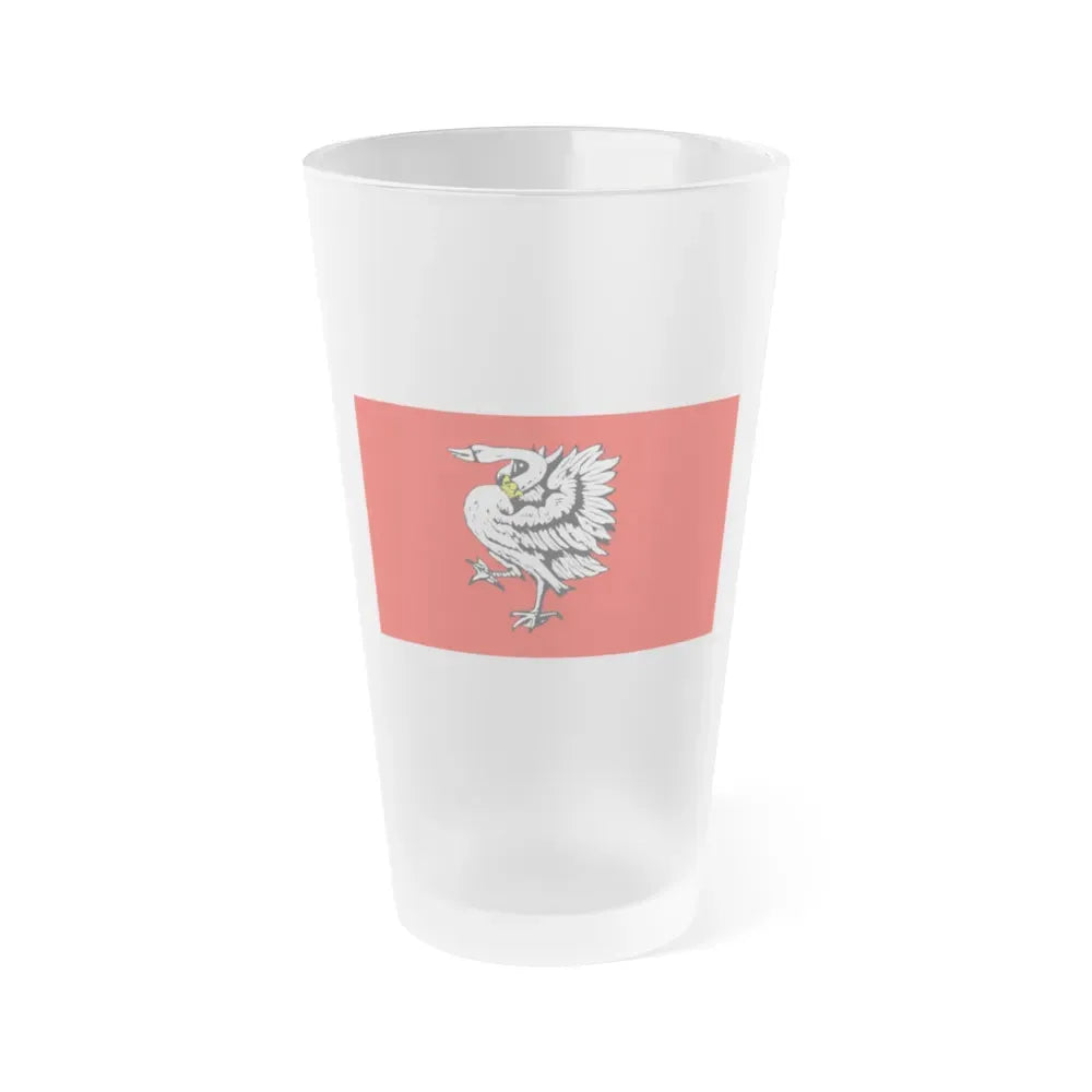 Flag of Stormarn Germany - Frosted Pint Glass 16oz 16oz Frosted - Go Mug Yourself