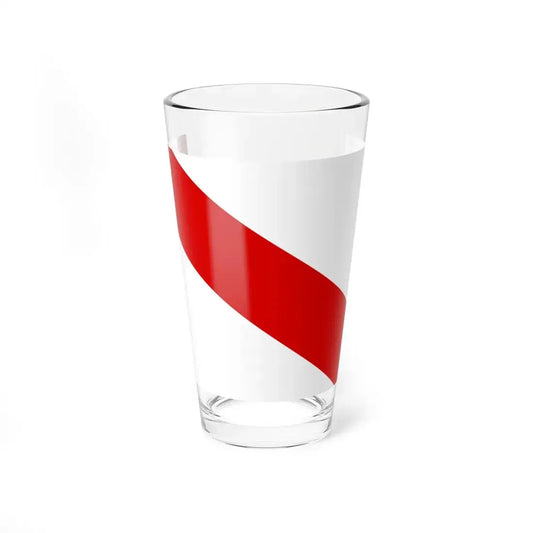 Flag of Strasbourg (France) Pint Glass 16oz 16oz - Go Mug Yourself