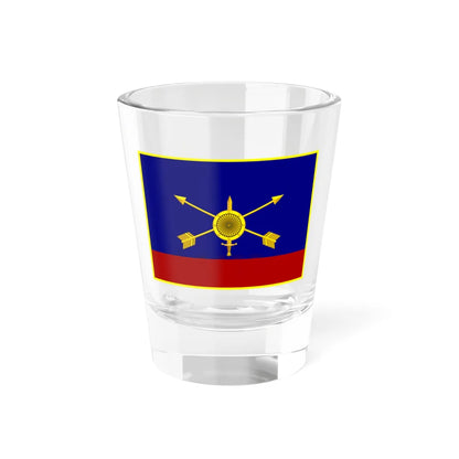 Flag of Strategic Rocket Forces of Russia (Russia) Shot Glass 1.5oz 1.5oz - Go Mug Yourself