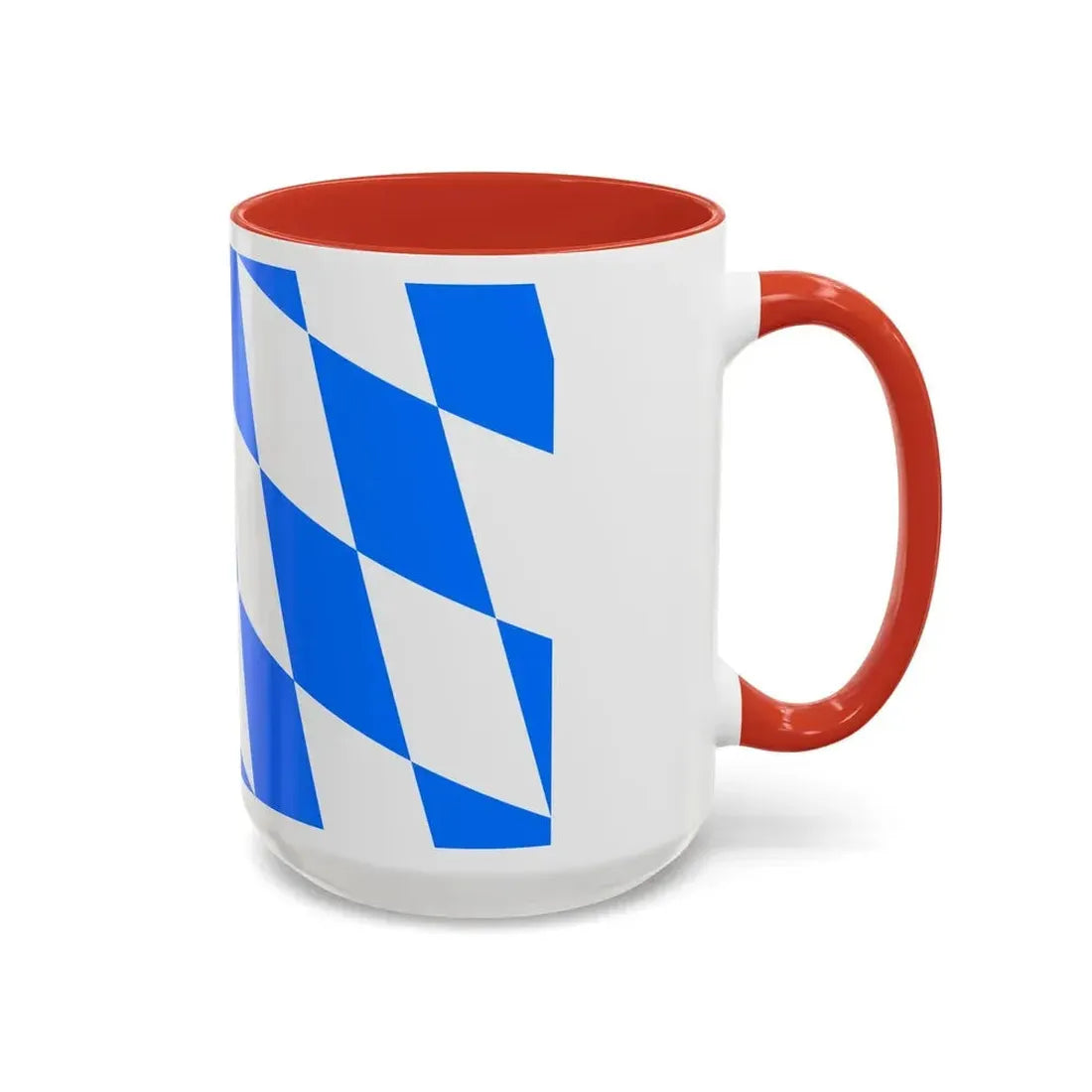 Flag of Straubing Bogen Germany - Accent Coffee Mug - Go Mug Yourself