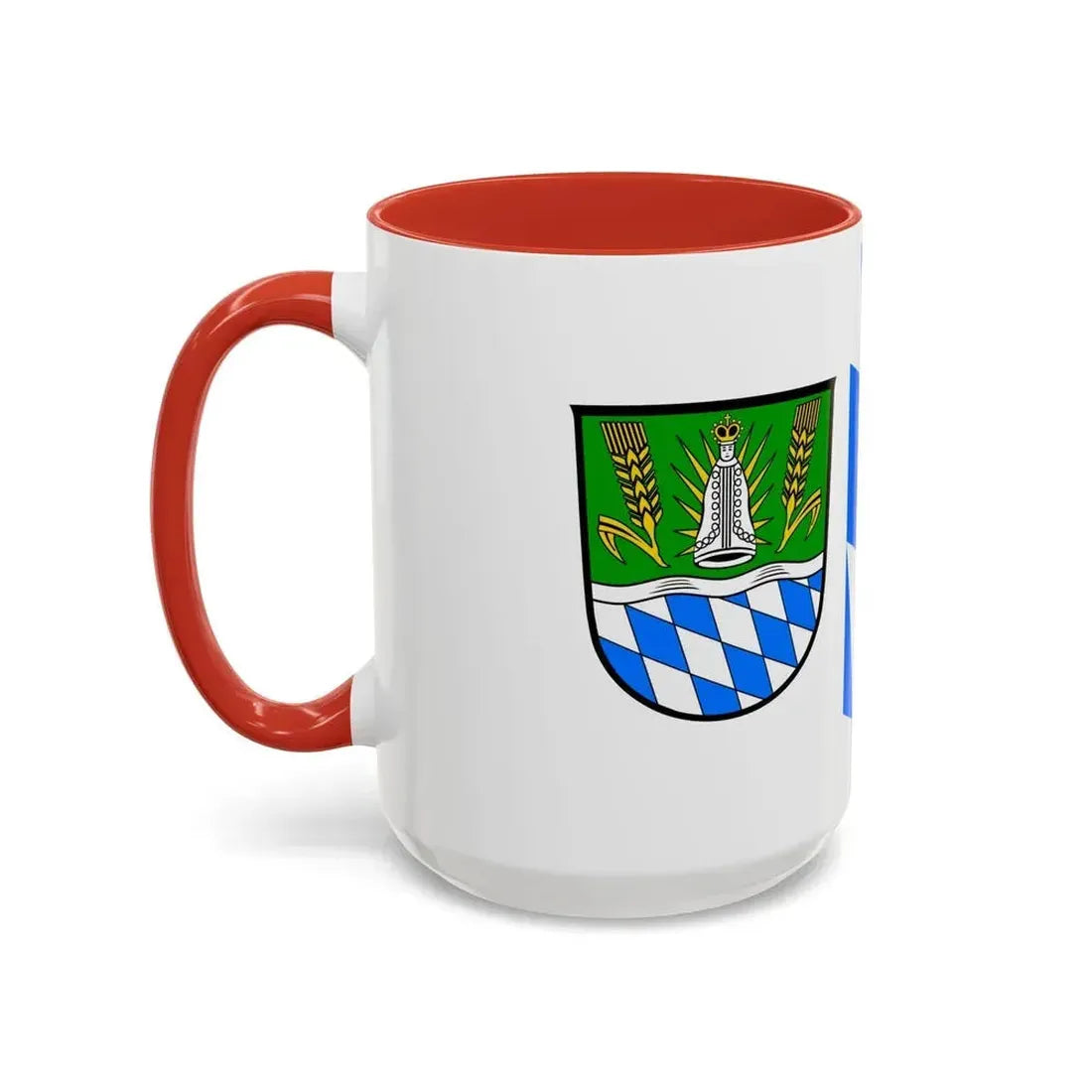 Flag of Straubing Bogen Germany - Accent Coffee Mug - Go Mug Yourself