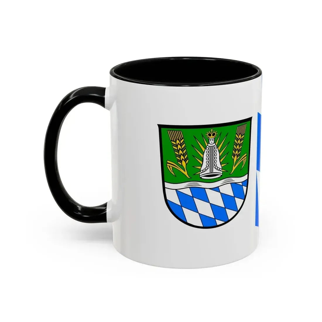 Flag of Straubing Bogen Germany - Accent Coffee Mug - Go Mug Yourself
