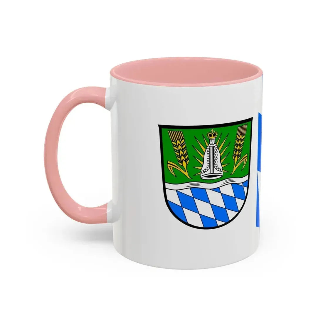Flag of Straubing Bogen Germany - Accent Coffee Mug - Go Mug Yourself