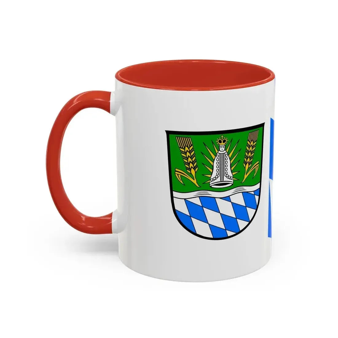 Flag of Straubing Bogen Germany - Accent Coffee Mug - Go Mug Yourself