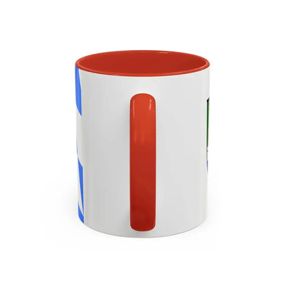 Flag of Straubing Bogen Germany - Accent Coffee Mug - Go Mug Yourself