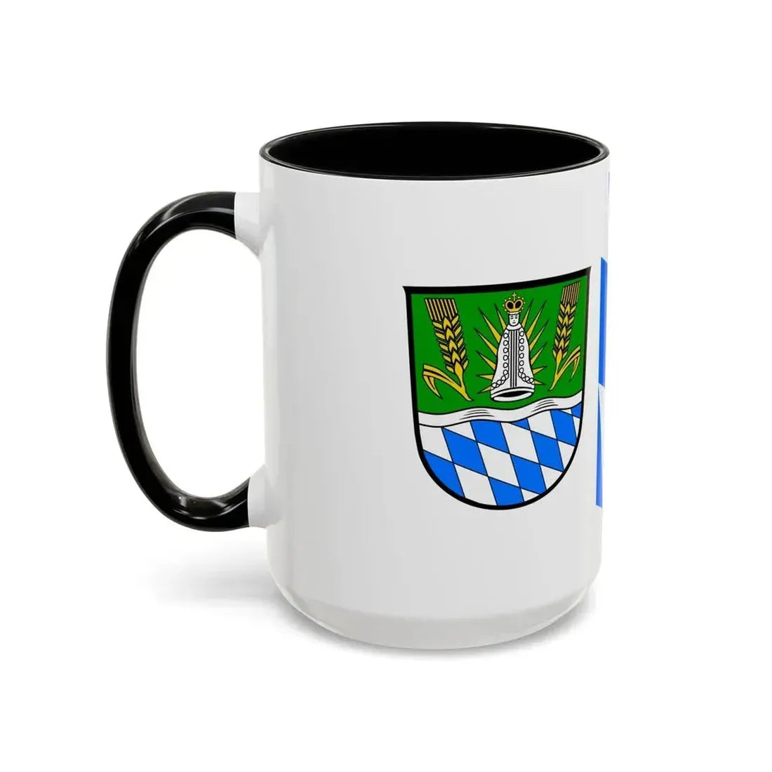 Flag of Straubing Bogen Germany - Accent Coffee Mug - Go Mug Yourself