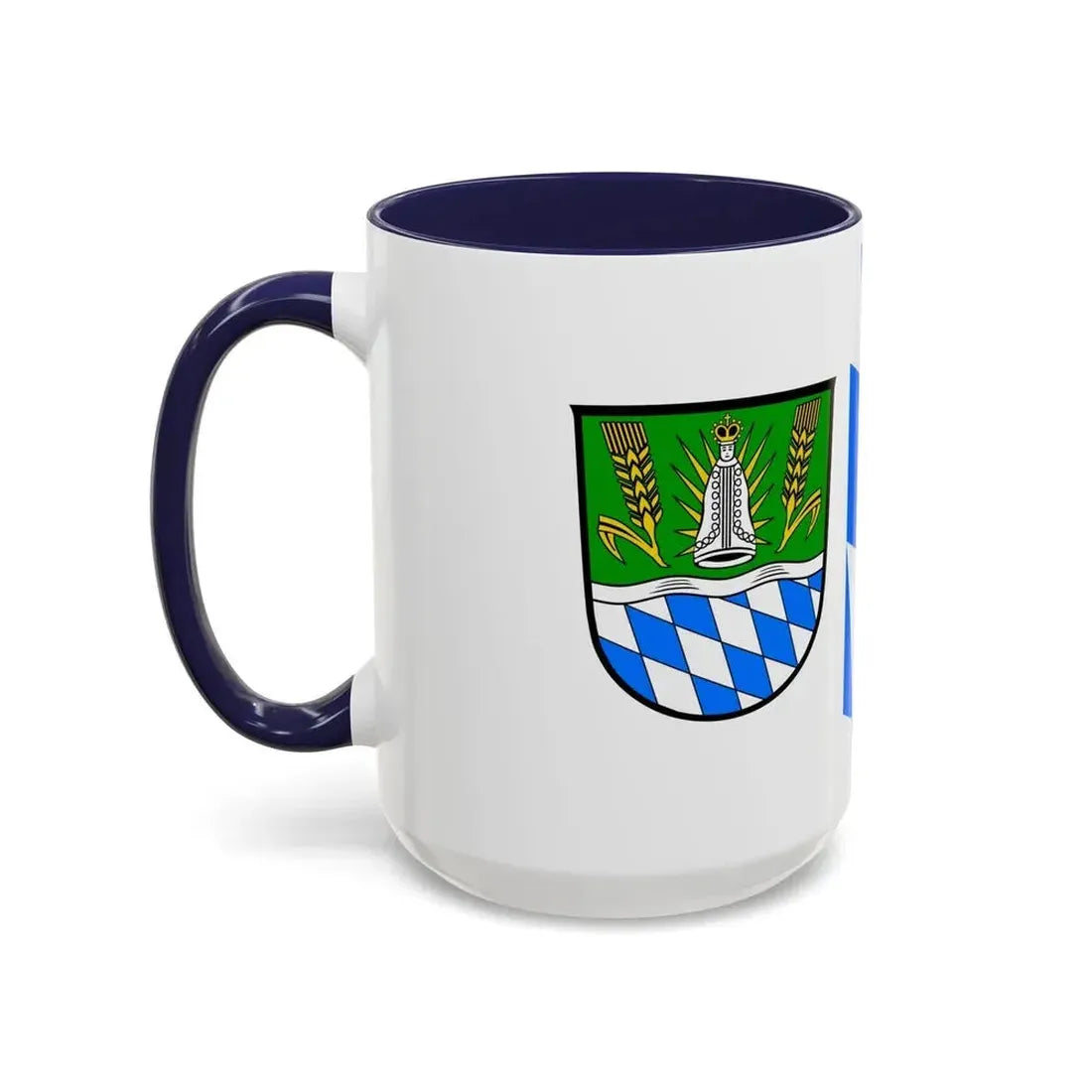 Flag of Straubing Bogen Germany - Accent Coffee Mug - Go Mug Yourself