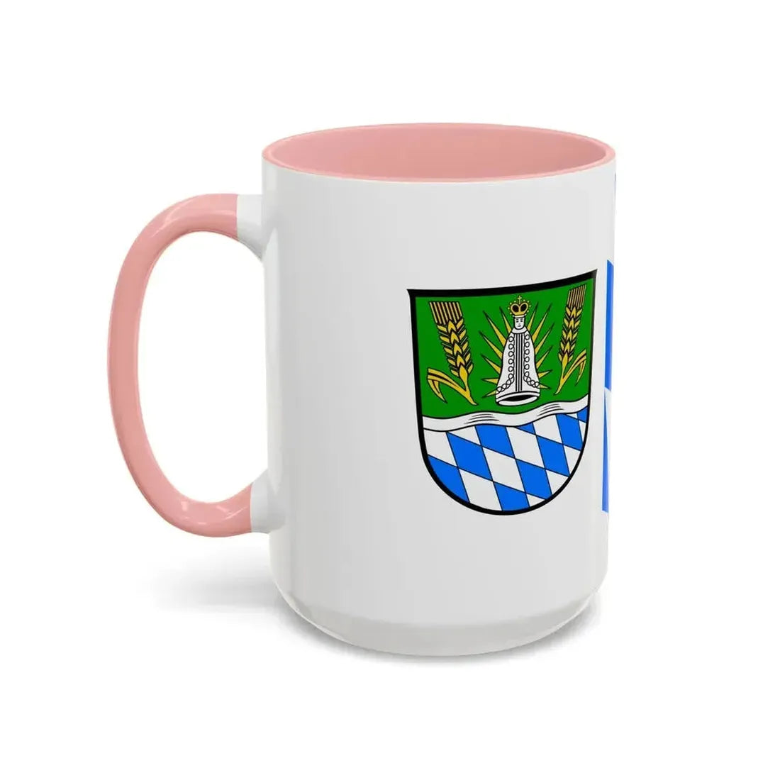 Flag of Straubing Bogen Germany - Accent Coffee Mug - Go Mug Yourself
