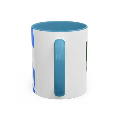 Flag of Straubing Bogen Germany - Accent Coffee Mug - Go Mug Yourself