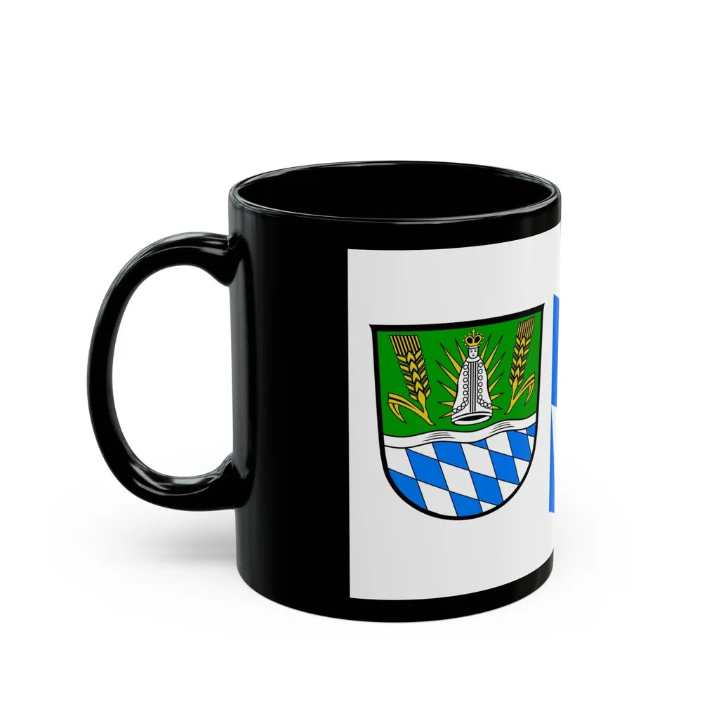 Flag of Straubing Bogen Germany - Black Coffee Mug-Go Mug Yourself