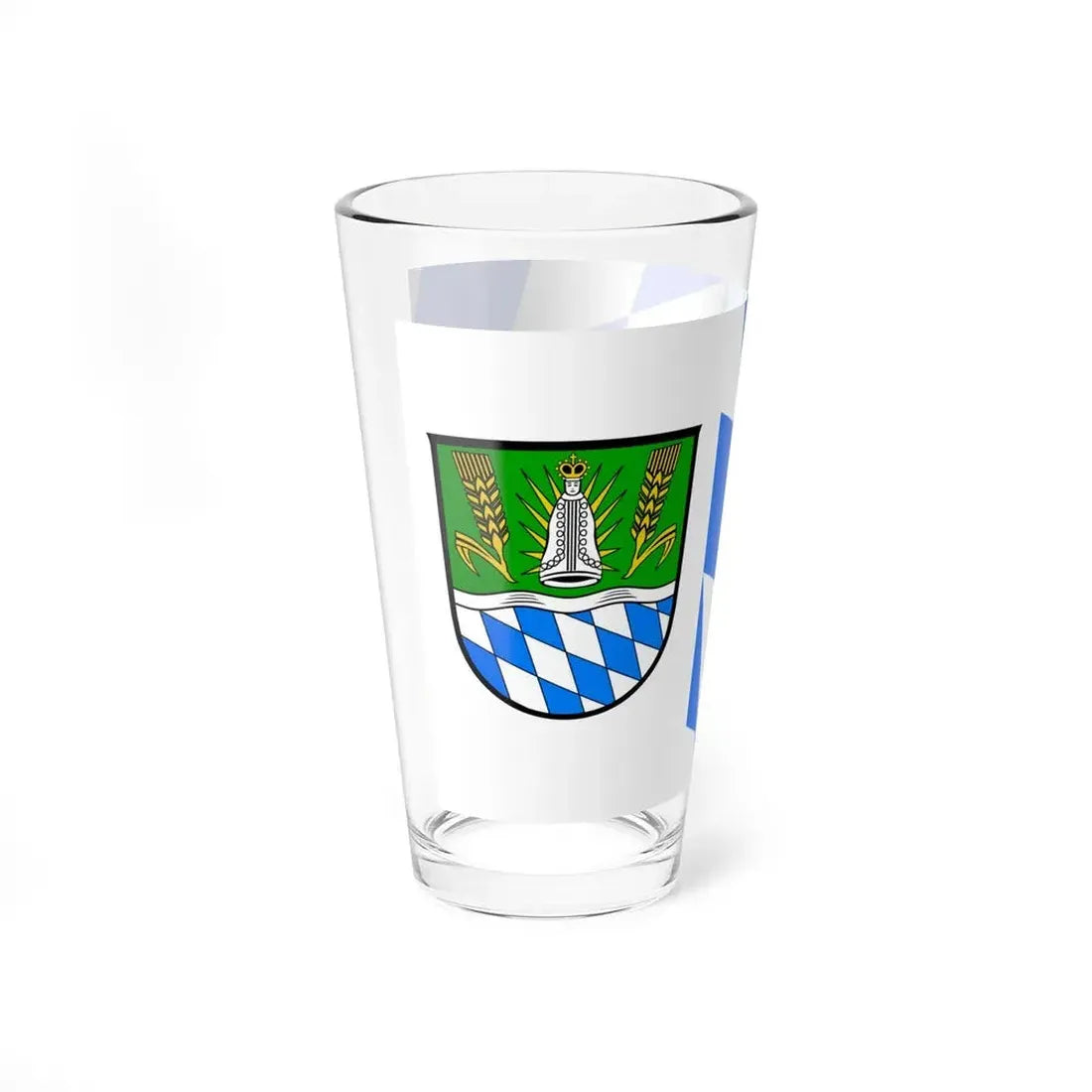 Flag of Straubing Bogen Germany - Pint Glass 16oz - Go Mug Yourself