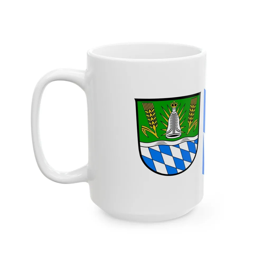 Flag of Straubing Bogen Germany - White Coffee Mug-Go Mug Yourself