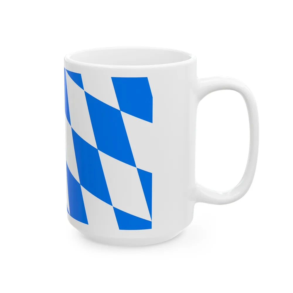 Flag of Straubing Bogen Germany - White Coffee Mug-Go Mug Yourself