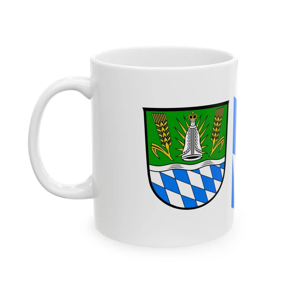 Flag of Straubing Bogen Germany - White Coffee Mug-Go Mug Yourself