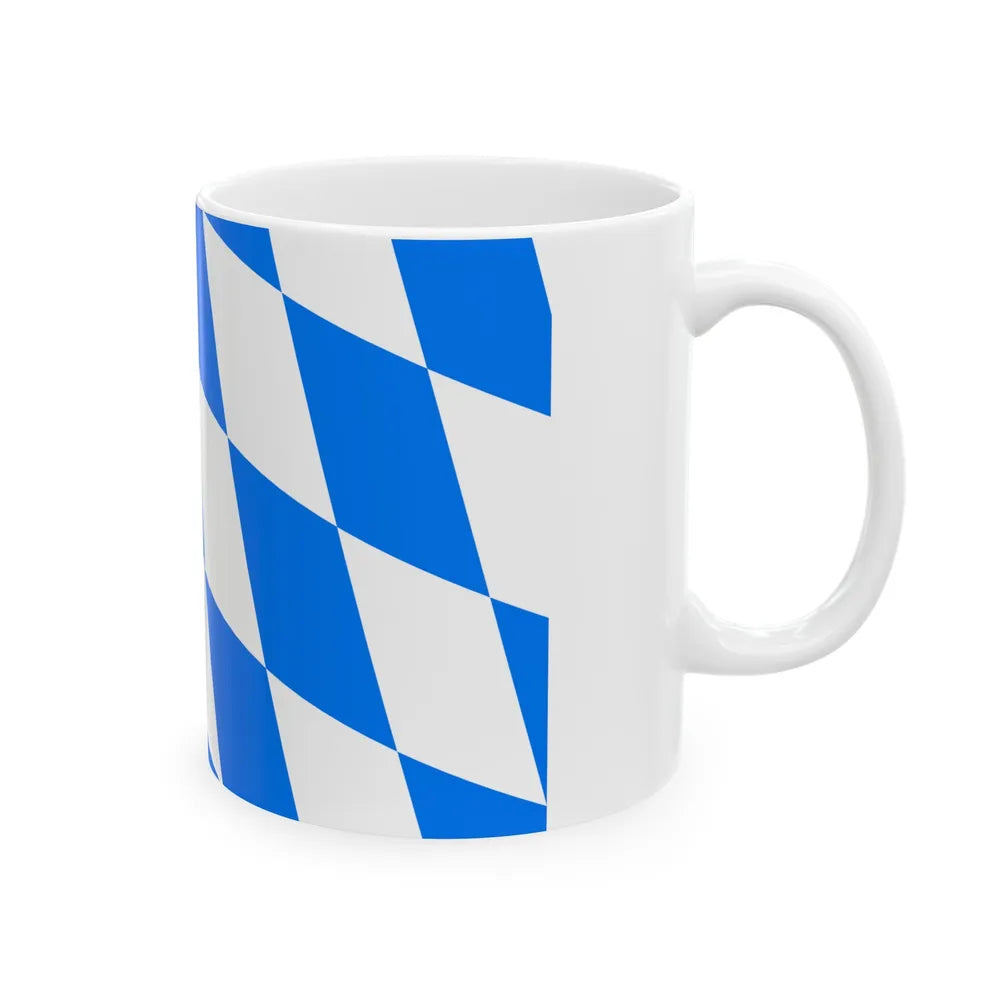 Flag of Straubing Bogen Germany - White Coffee Mug-Go Mug Yourself