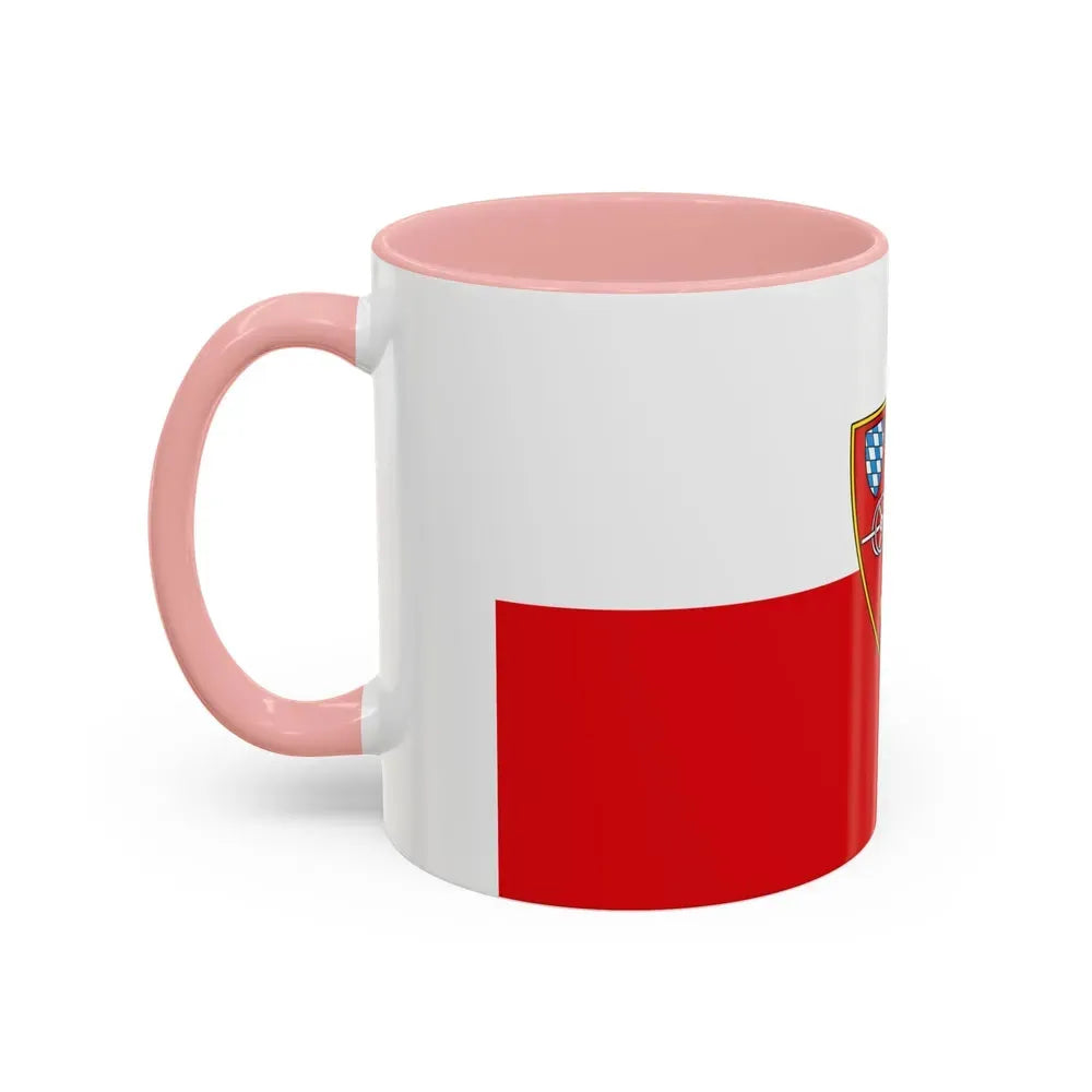 Flag of Straubing Germany - Accent Coffee Mug - Go Mug Yourself
