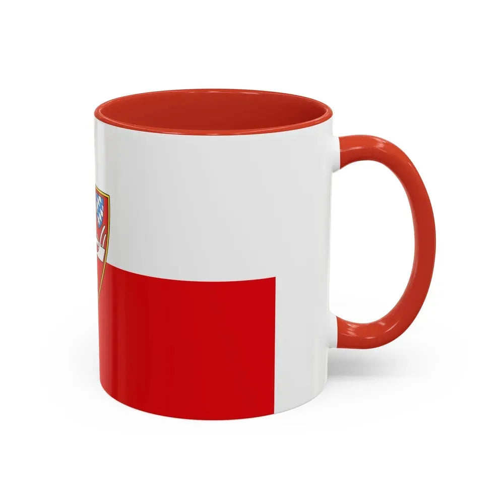 Flag of Straubing Germany - Accent Coffee Mug - Go Mug Yourself