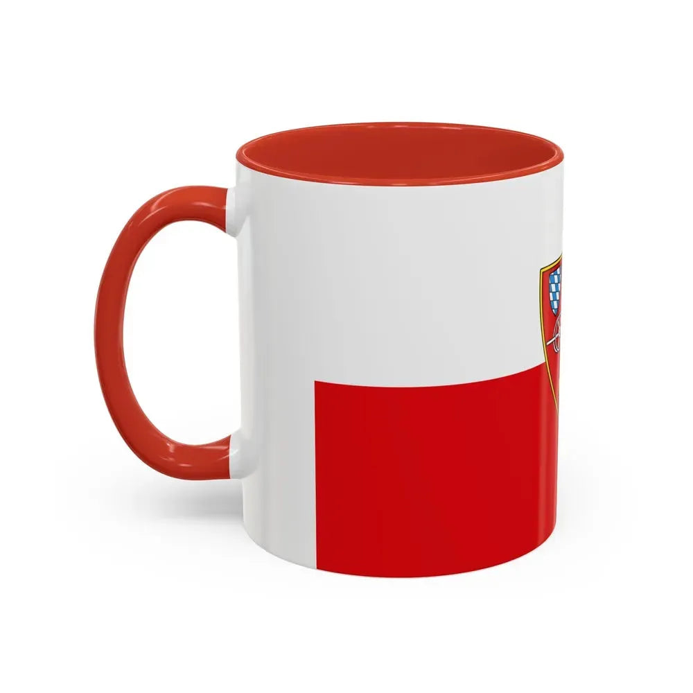 Flag of Straubing Germany - Accent Coffee Mug - Go Mug Yourself