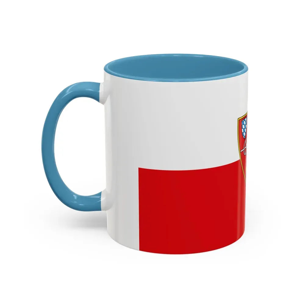Flag of Straubing Germany - Accent Coffee Mug - Go Mug Yourself