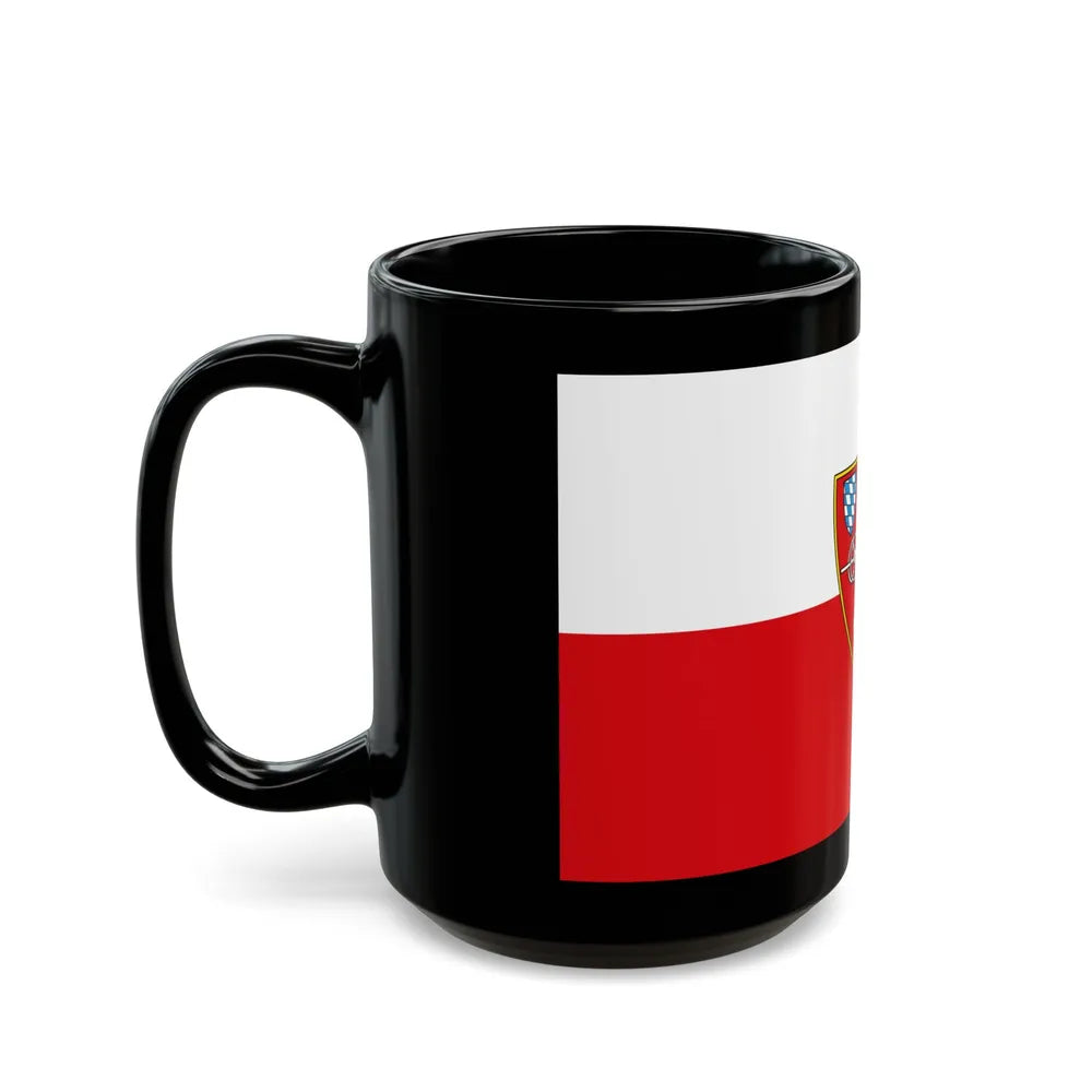 Flag of Straubing Germany - Black Coffee Mug-Go Mug Yourself