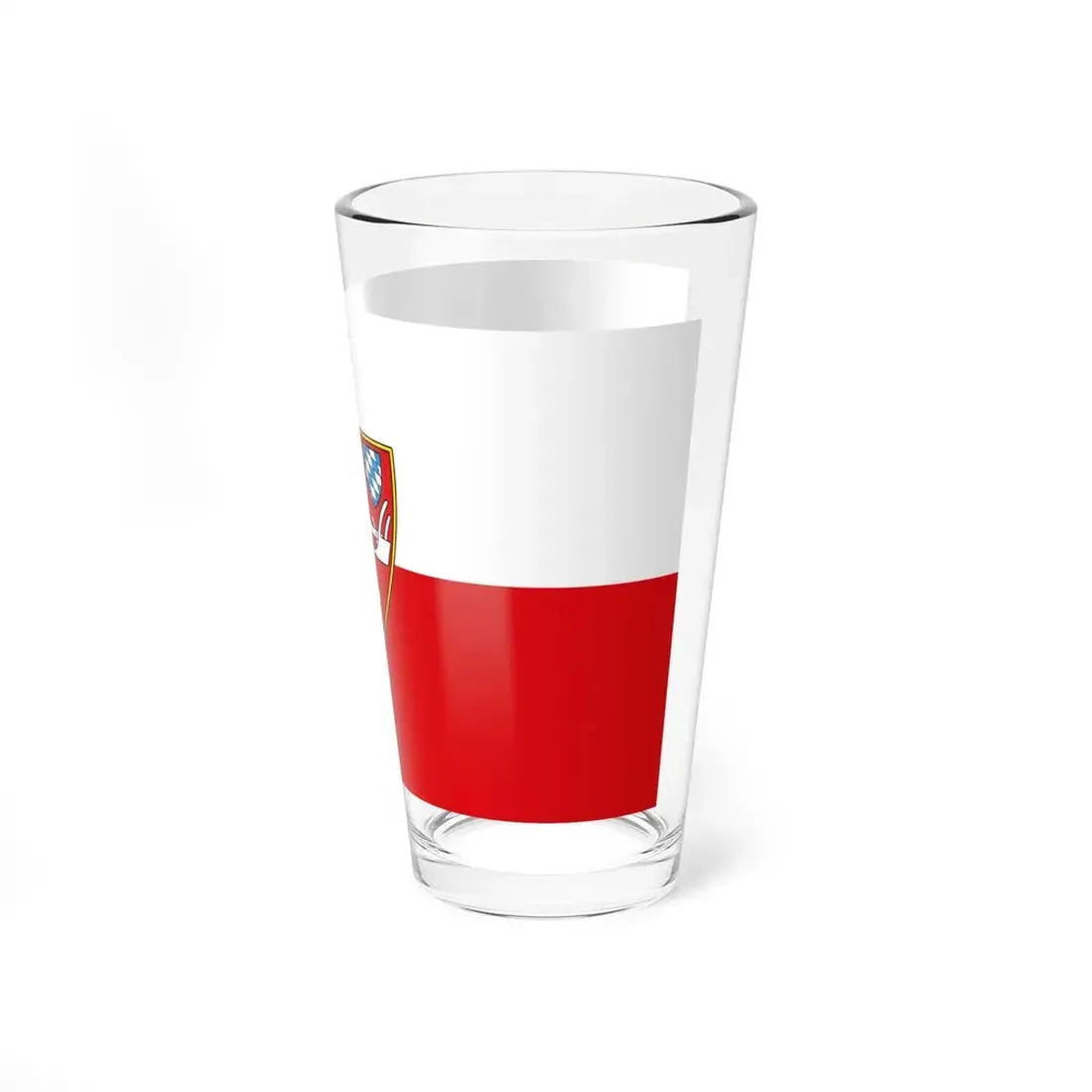 Flag of Straubing Germany - Pint Glass 16oz - Go Mug Yourself