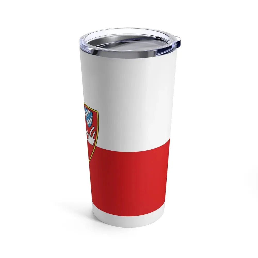 Flag of Straubing Germany - Tumbler 20oz - Go Mug Yourself