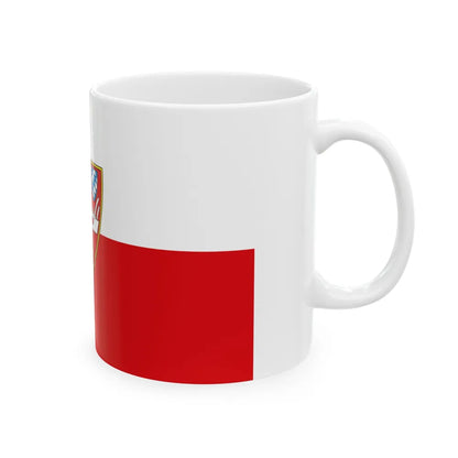 Flag of Straubing Germany - White Coffee Mug-Go Mug Yourself