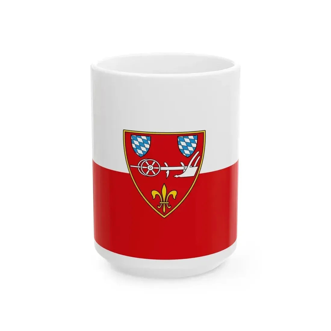 Flag of Straubing Germany - White Coffee Mug - Go Mug Yourself