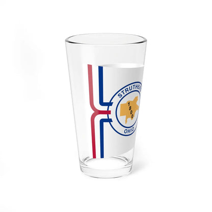 Flag of Struthers Ohio 1994-2019 (United States) Pint Glass 16oz - Go Mug Yourself
