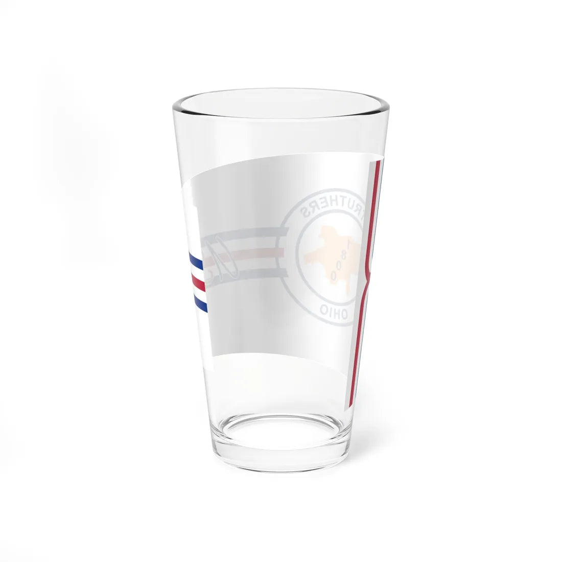 Flag of Struthers Ohio 1994-2019 (United States) Pint Glass 16oz - Go Mug Yourself
