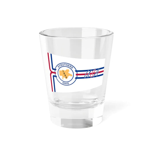 Flag of Struthers Ohio 1994-2019 (United States) Shot Glass 1.5oz 1.5oz - Go Mug Yourself
