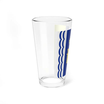Flag of Stryi (Ukraine) Pint Glass 16oz - Go Mug Yourself