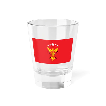 Flag of Student Armed Force (Myanmar) Shot Glass 1.5oz 1.5oz - Go Mug Yourself