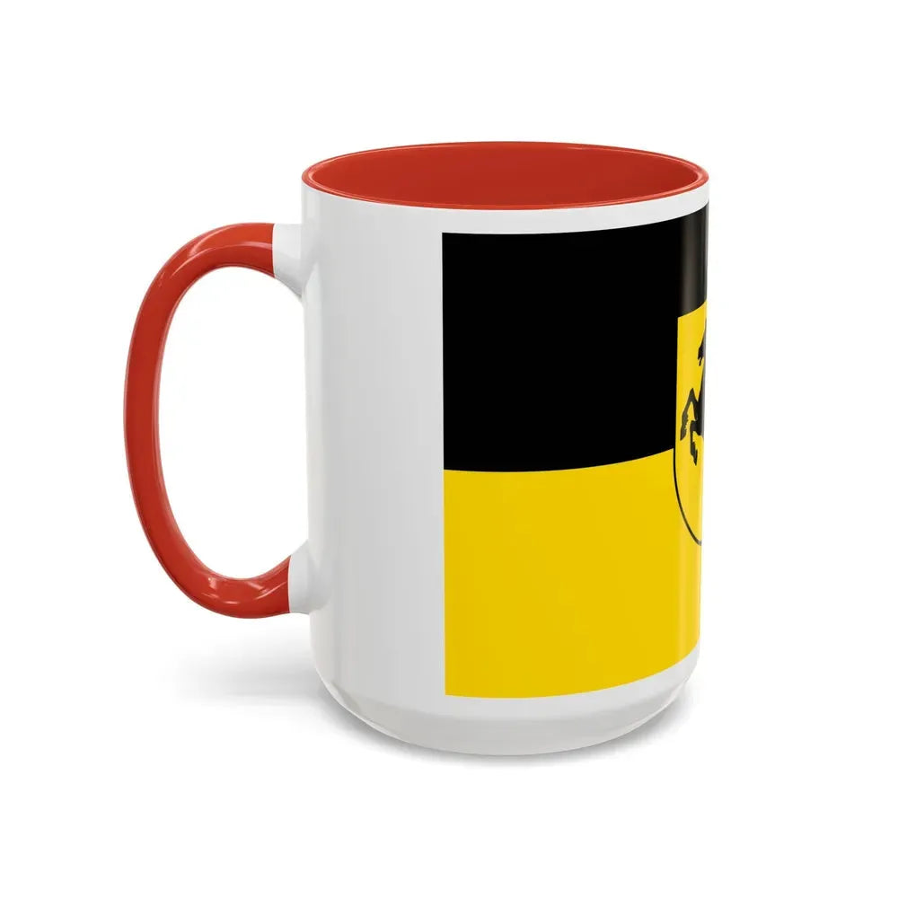 Flag of Stuttgart Germany - Accent Coffee Mug - Go Mug Yourself