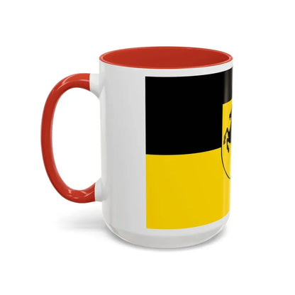Flag of Stuttgart Germany - Accent Coffee Mug - Go Mug Yourself