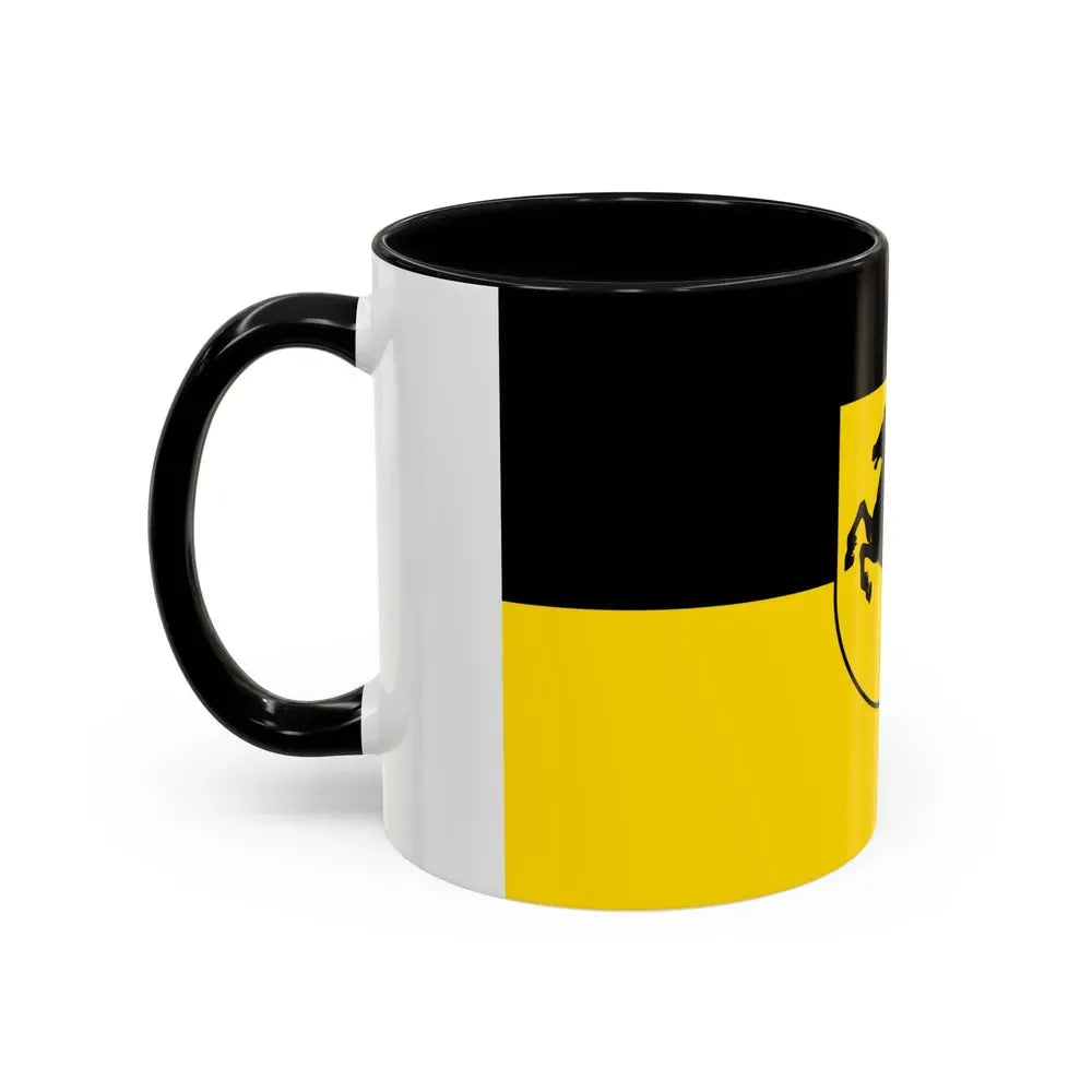 Flag of Stuttgart Germany - Accent Coffee Mug - Go Mug Yourself