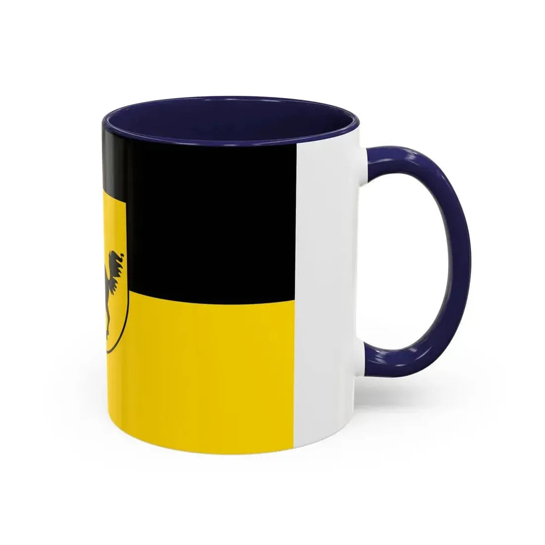 Flag of Stuttgart Germany - Accent Coffee Mug - Go Mug Yourself