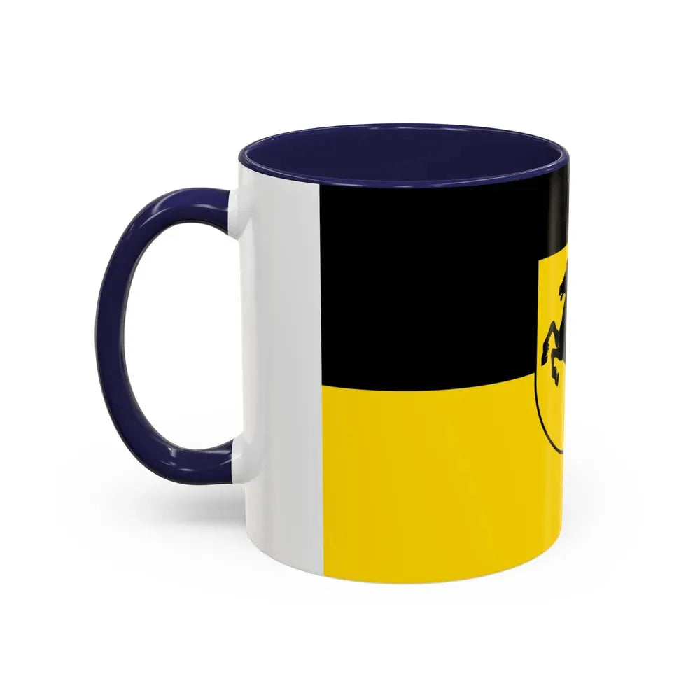 Flag of Stuttgart Germany - Accent Coffee Mug - Go Mug Yourself