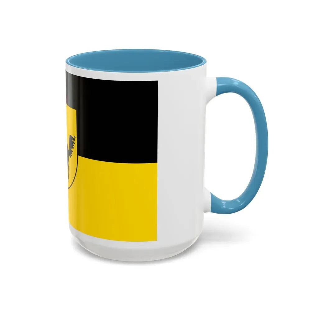 Flag of Stuttgart Germany - Accent Coffee Mug - Go Mug Yourself