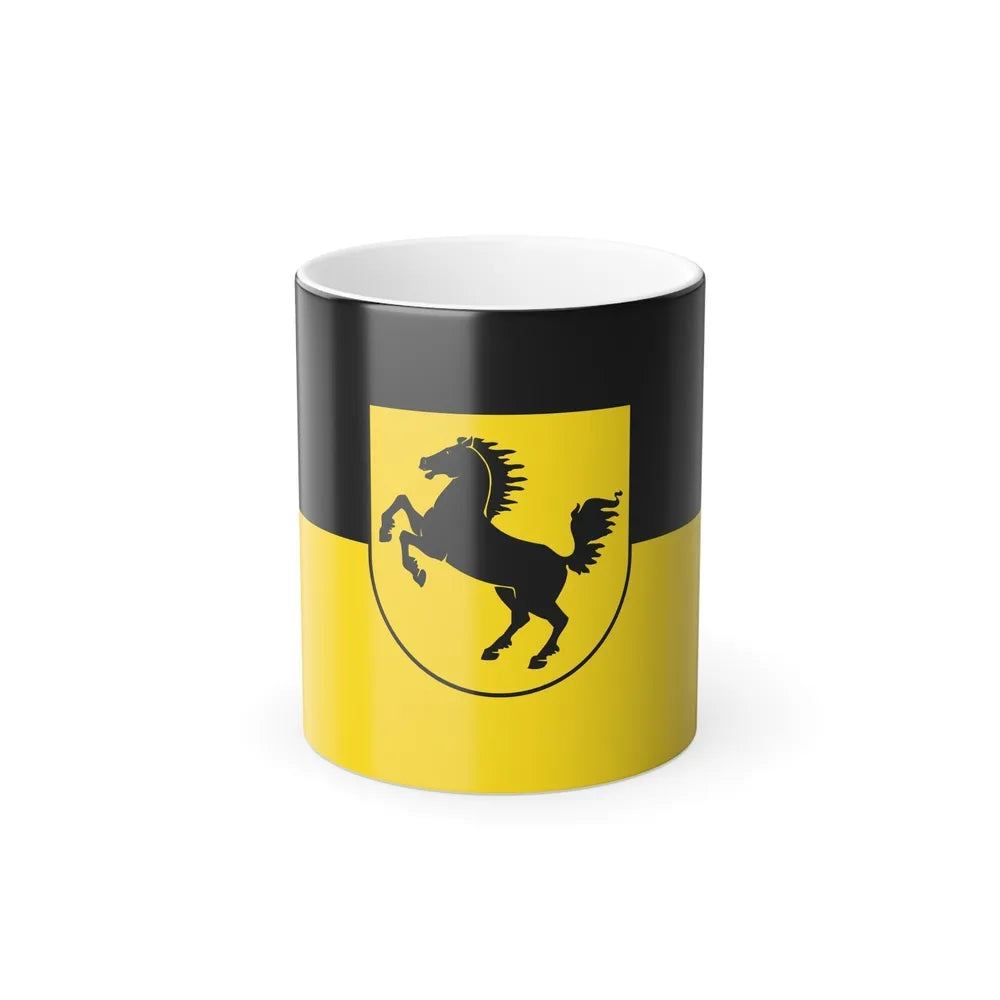 Flag of Stuttgart Germany - Color Changing Coffee Mug-11oz-Go Mug Yourself